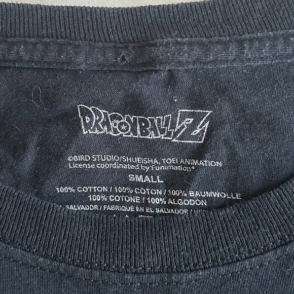 DRAGON BALL Z SON GOKU Black Long Sleeve T-Shirt Men's Size Small - Picture 3 of 5